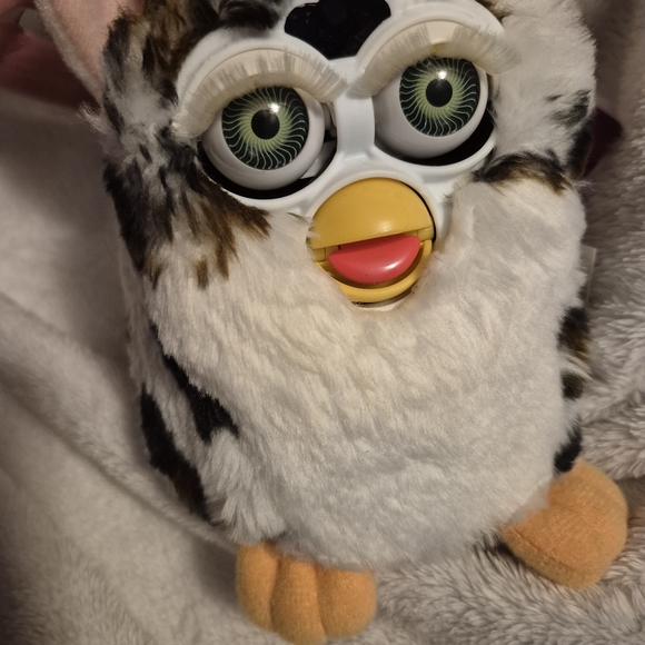 Interactive Plush Toy with Black and White Fur - Picture 1 of 7